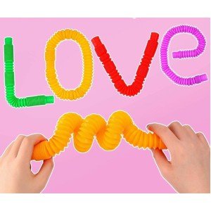 Tubes Anti Stress Sensory Toy Bubble Fidget (4 Pieces)