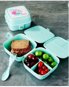 4 Compartment Forked Nutrition Bowl - Diet Bowl Available in Assorted Colors
