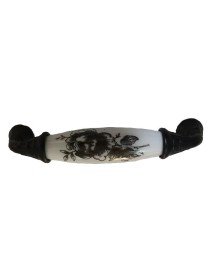 Classic Cylinder Handle Matt Black 128 mm
