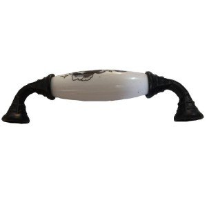 Classic Cylinder Handle Matt Black 96 mm