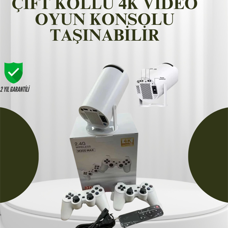 Portable 4K Projection – 4,000 Apps, Wireless Mirroring and Bluetooth 5.0