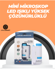 Portable Handheld Microscope – LED Light, Clear Focus at the Same Time