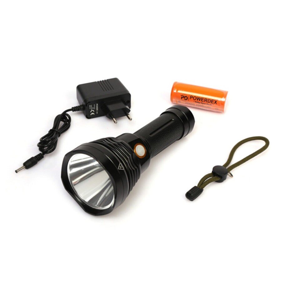 Powerdex Pd-6692 15 Watt 1000 Lumen Professional Rechargeable Flashlight