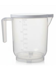 Practical Kitchen Measuring Cup - 2 Liter Graduated Transparent Bowl BPA Free