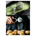 Practical Stainless Steel Flour Cocoa Powder Sugar Sieve - Herbal Tea Brewing Strainer with Tongs
