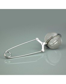 Practical Stainless Steel Flour Cocoa Powder Sugar Sieve - Herbal Tea Brewing Strainer with Tongs