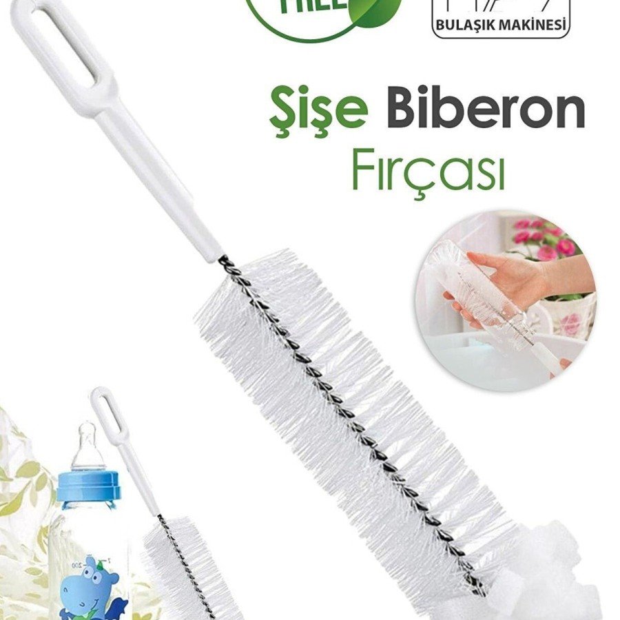 Premium Luxury Bottle and Bottle Brush - Ultra Durable Professional Cleaning & Crystal Shine