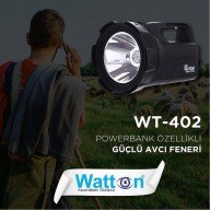 Professional Hunting Flashlight 30 W Power Wt-402
