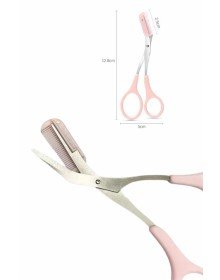 Professional Comb Eyebrow Razor and Eyebrow Scissors Mustache Removal Eyebrow Razor