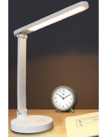 PS-1912 Rechargeable 40 LED Study Reading Light Stepped Desk Lamp Adjustable Color Tone and Brightness