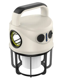 PS-22025 DOUBLE LIGHT TYPE-C PORTABLE RECHARGEABLE CAMPING LAMP WITH POWERBANK FEATURE