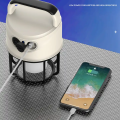 PS-22025 DOUBLE LIGHT TYPE-C PORTABLE RECHARGEABLE CAMPING LAMP WITH POWERBANK FEATURE