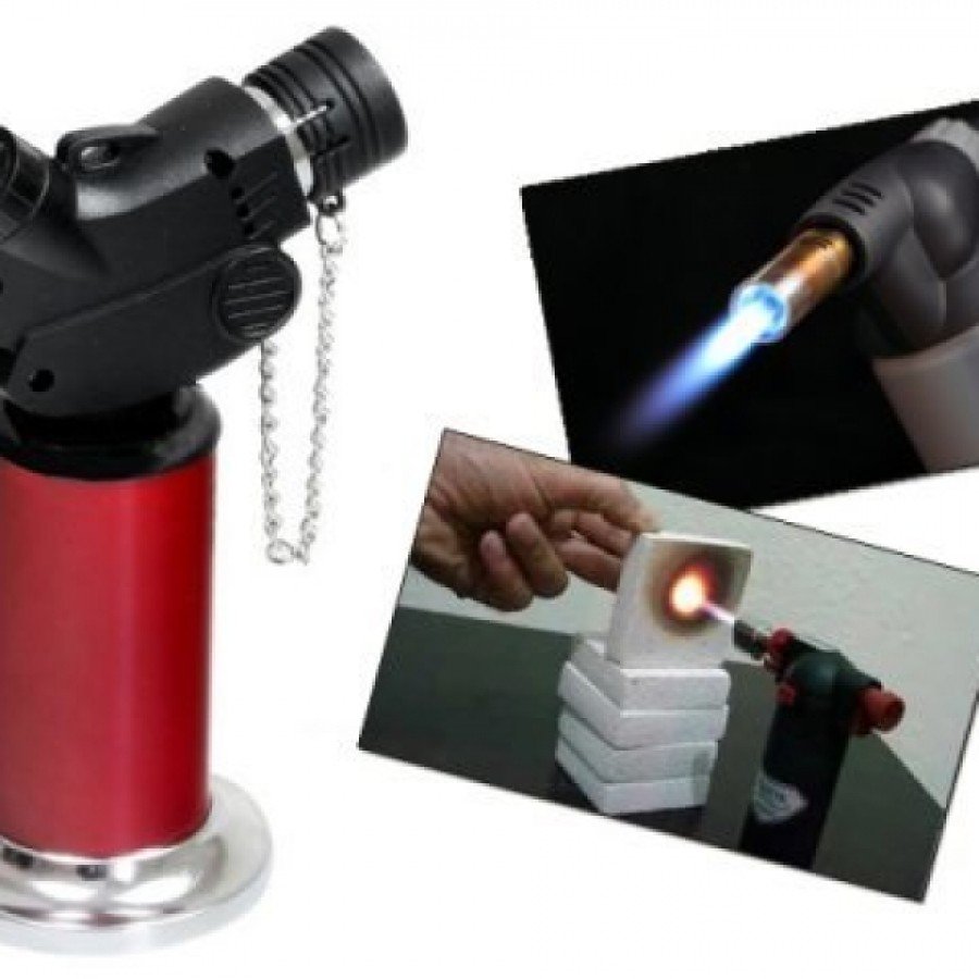 1300 Degree Gas Torch Lighter Flame Heat Gun with Torch Lighter Cover