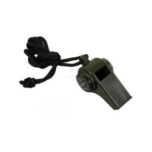 Emergency Whistle with Compass and Thermometer (3 in 1)
