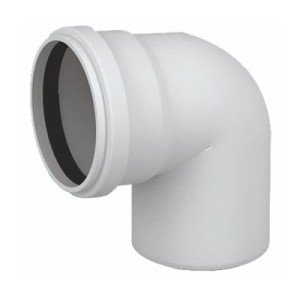 PVC Waste Water Pipe 87 degree 125 mm 10 Pieces