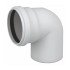 PVC Waste Water Pipe 87 degree 125 mm 10 Pieces