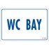 WC Warning Sign 17.5x25 CODE: 1783