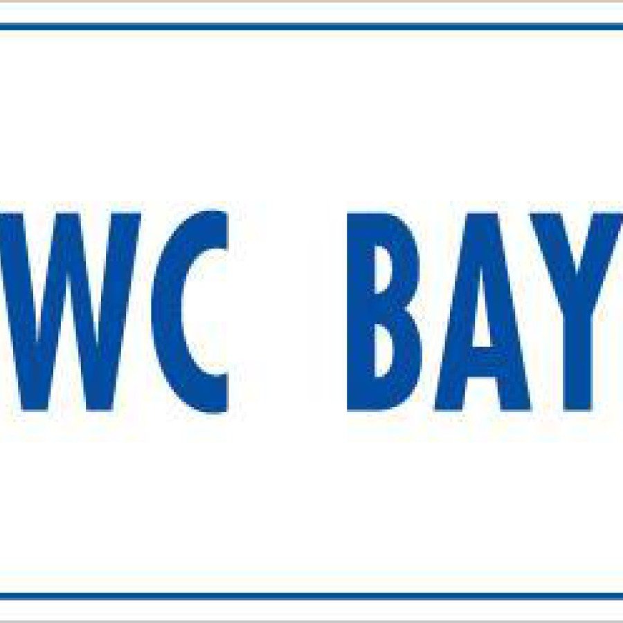 WC Warning Sign 17.5x25 CODE: 1783