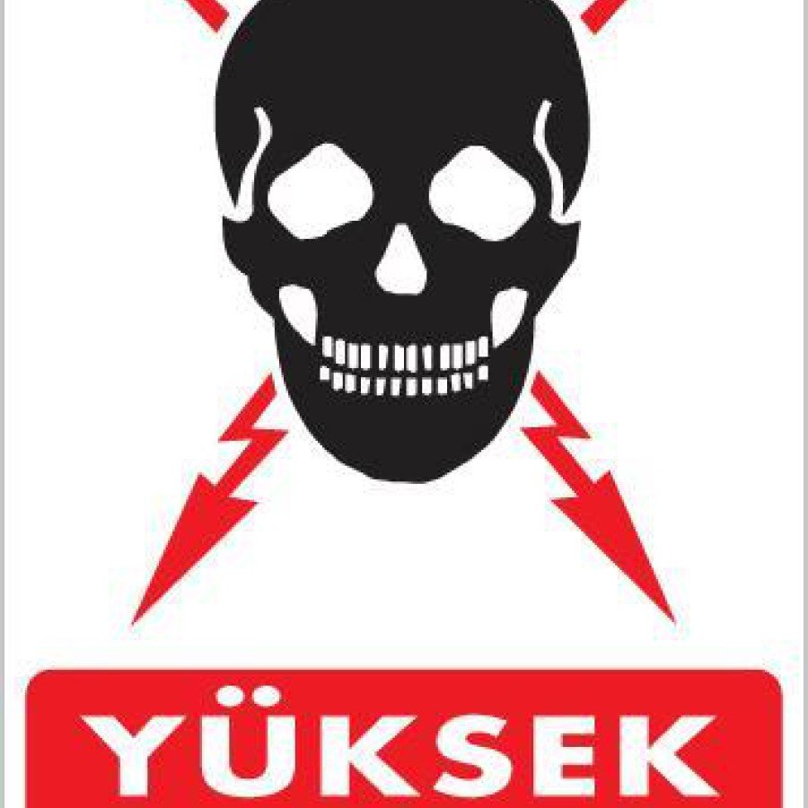 High Voltage Warning Sign 25x35 CODE: 1100 High Voltage Warning Sign 25x35 CODE: 1100