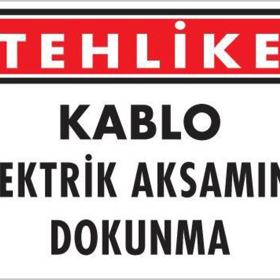 Electrical Cable Warning Sign 25x35 CODE:1117