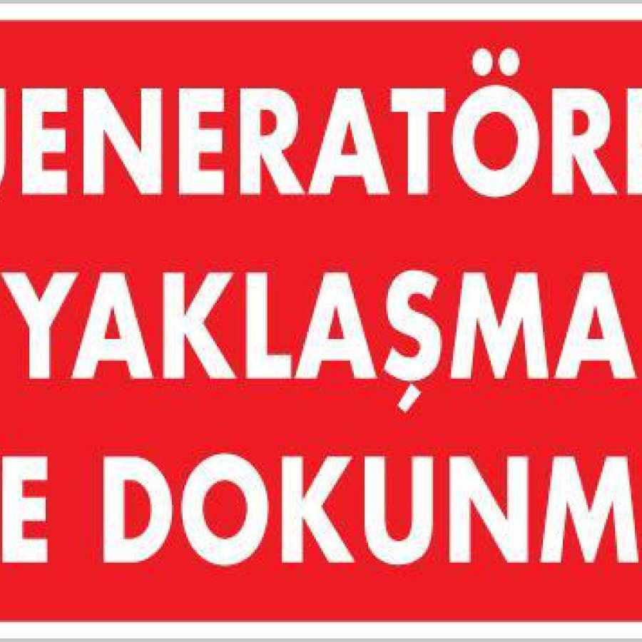 Approach to Generator Warning Sign 25x35 CODE: 1131 Approach to Generator Warning Sign 25x35 CODE: 1131