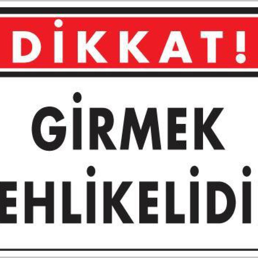 It is Dangerous to Enter Warning Sign 25x35 CODE:1401 It is Dangerous to Enter Warning Sign 25x35 CODE:1401