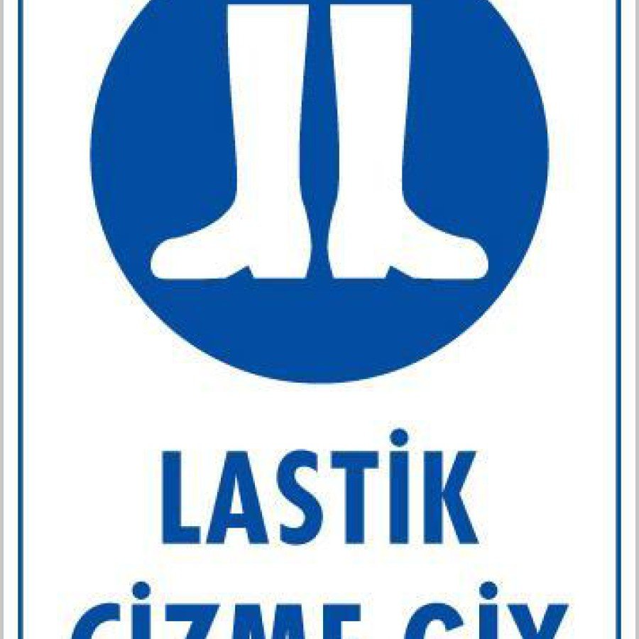 Wear Rubber Boots Warning Sign 25x35 CODE:16