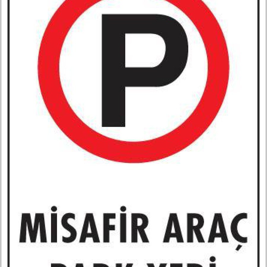 Vehicle Parking Warning Sign 25x35 CODE:1604 Vehicle Parking Warning Sign 25x35 CODE:1604