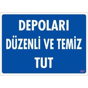 Storage Warning Sign 25x35 CODE:607