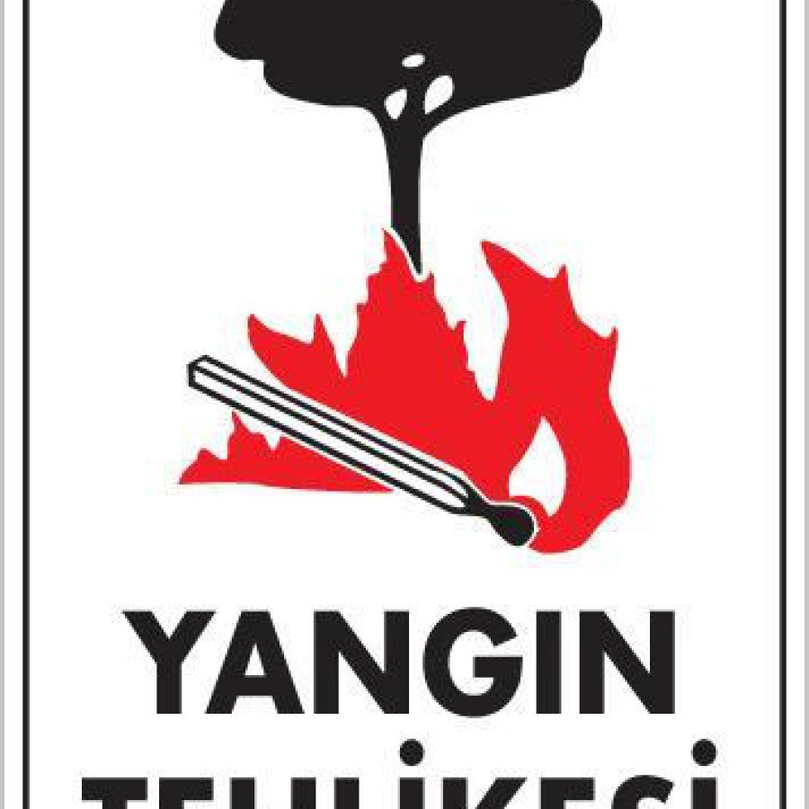 Fire Hazard Warning Sign 25x35 CODE:851 Fire Hazard Warning Sign 25x35 CODE:851