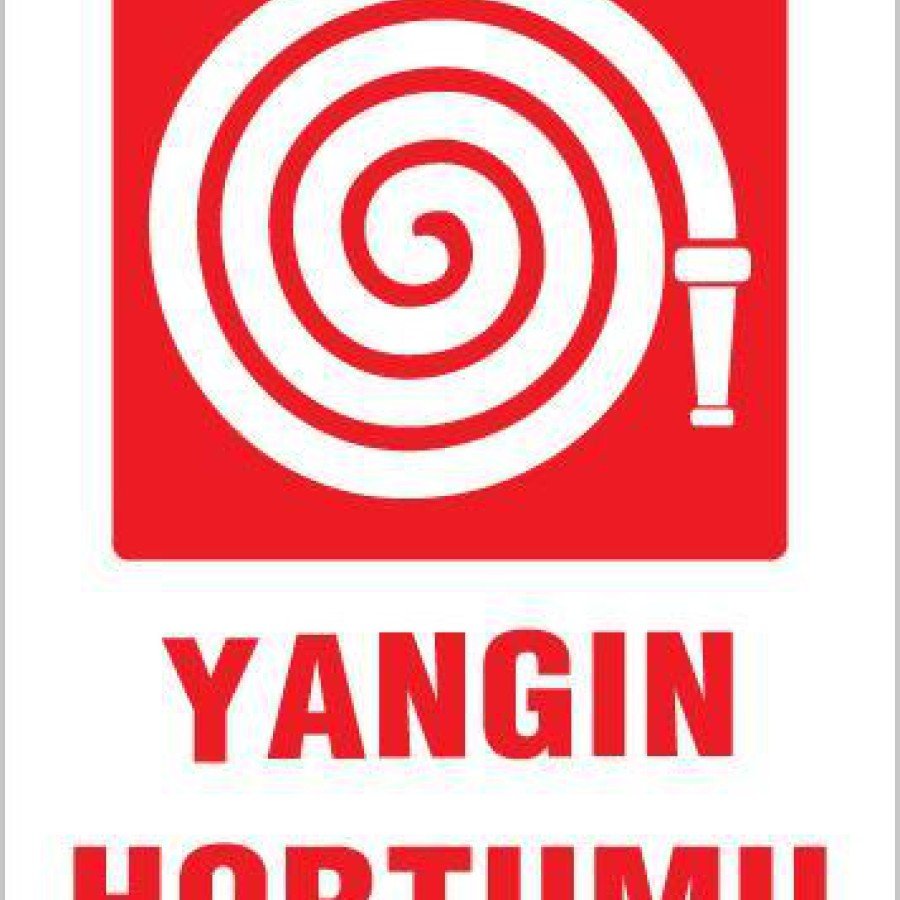 Fire Hose Warning Sign 25x35 CODE:864 Fire Hose Warning Sign 25x35 CODE:864