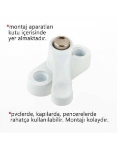 PVC Door Window Safety Lock - Pimapen Lock - STEEL - 6 Pieces