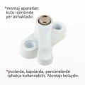 PVC Door Window Safety Lock - STEEL
