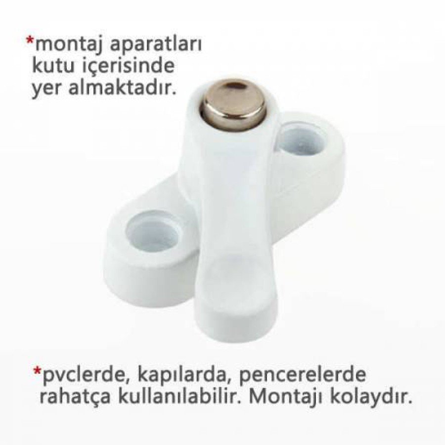 PVC Door Window Safety Lock - STEEL