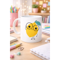 Cute Lemon Design Porcelain Mug MODEL 121 – Sweet Lemon Figured Coffee & Tea Cup with Glasses