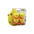 4PCS EGG COLD EMOJI PATTERN COLORED PLASTIC CHICK FOOT BROKEN EGG SHELL MODEL