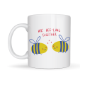 Model 24 Porcelain Mug with Cute Bee Design with We Bee-Long Together Written - Special Gift for Lovers and Friends Model 24 Porcelain Mug with Cute Bee Design with We Bee-Long Together Written - Special Gift for Lovers and Friends