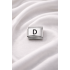 Nomination Compatible Letter D Charm – Steel Letter Bracelet Accessory, Personalized Modular Jewelry
