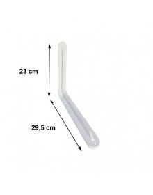 Under Shelf 10x12 mm White