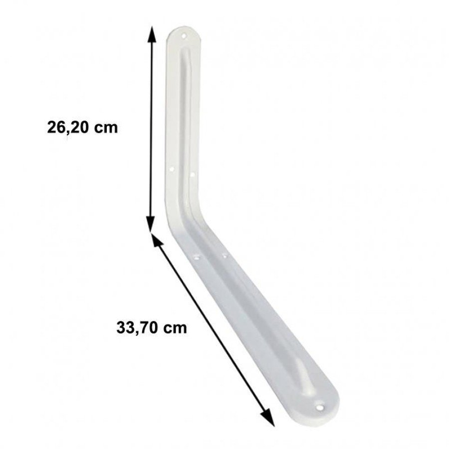 Under Shelf 12x14 mm White Under Shelf 12x14 mm White