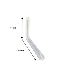 Under Shelf 5x6 mm White