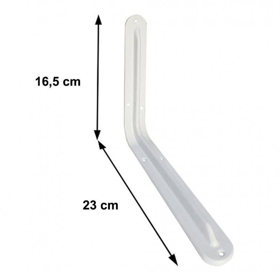 Under Shelf 7x9 mm White Under Shelf 7x9 mm White