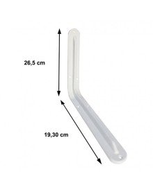Under Shelf 8x10 mm White