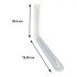 Under Shelf 8x10 mm White
