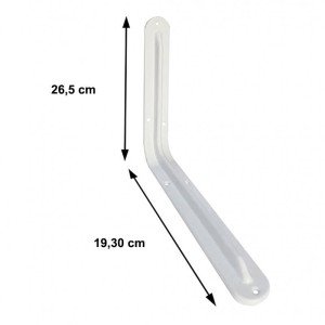 Under Shelf 8x10 mm White Under Shelf 8x10 mm White