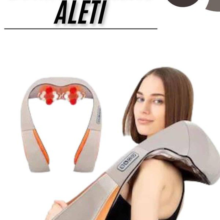 Relaxing Scrub Heated Neck Waist Shoulder Back Massager and Massage Device