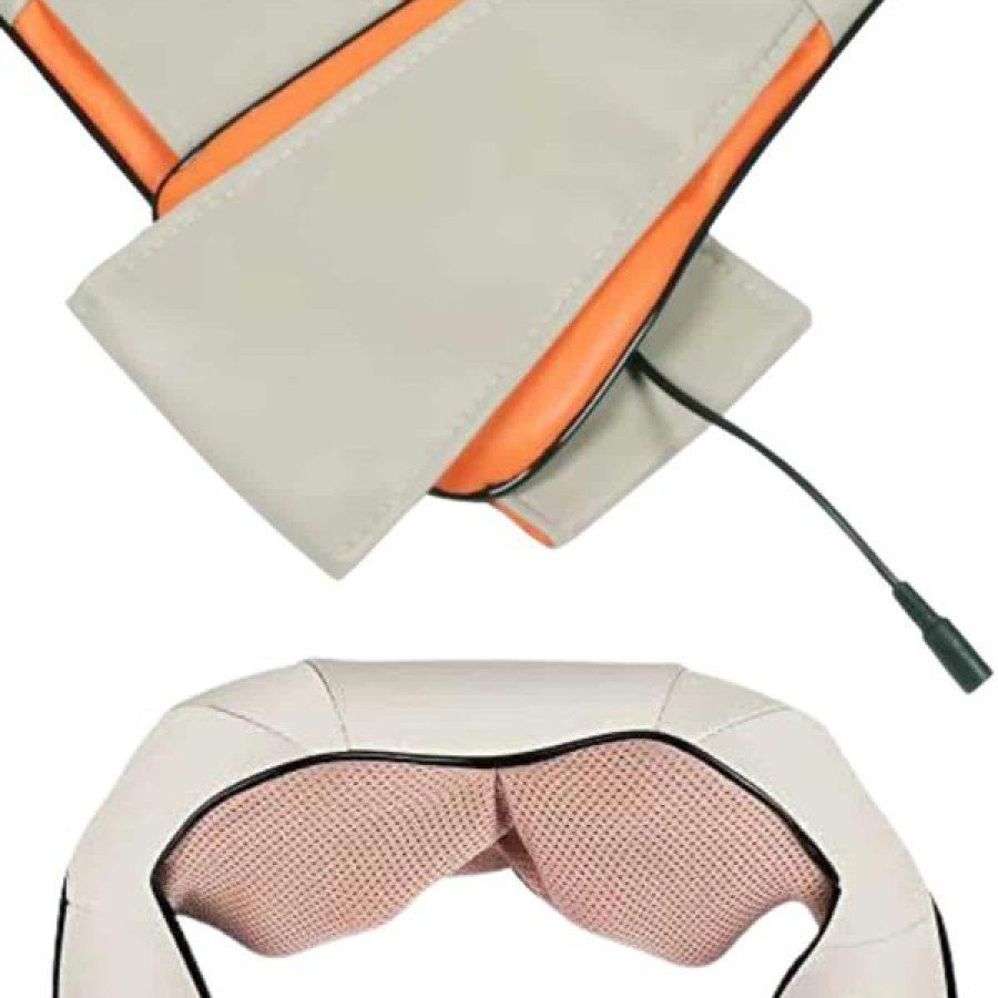 Relaxing Scrub Heated Neck Waist Shoulder Back Massager and Massage Device