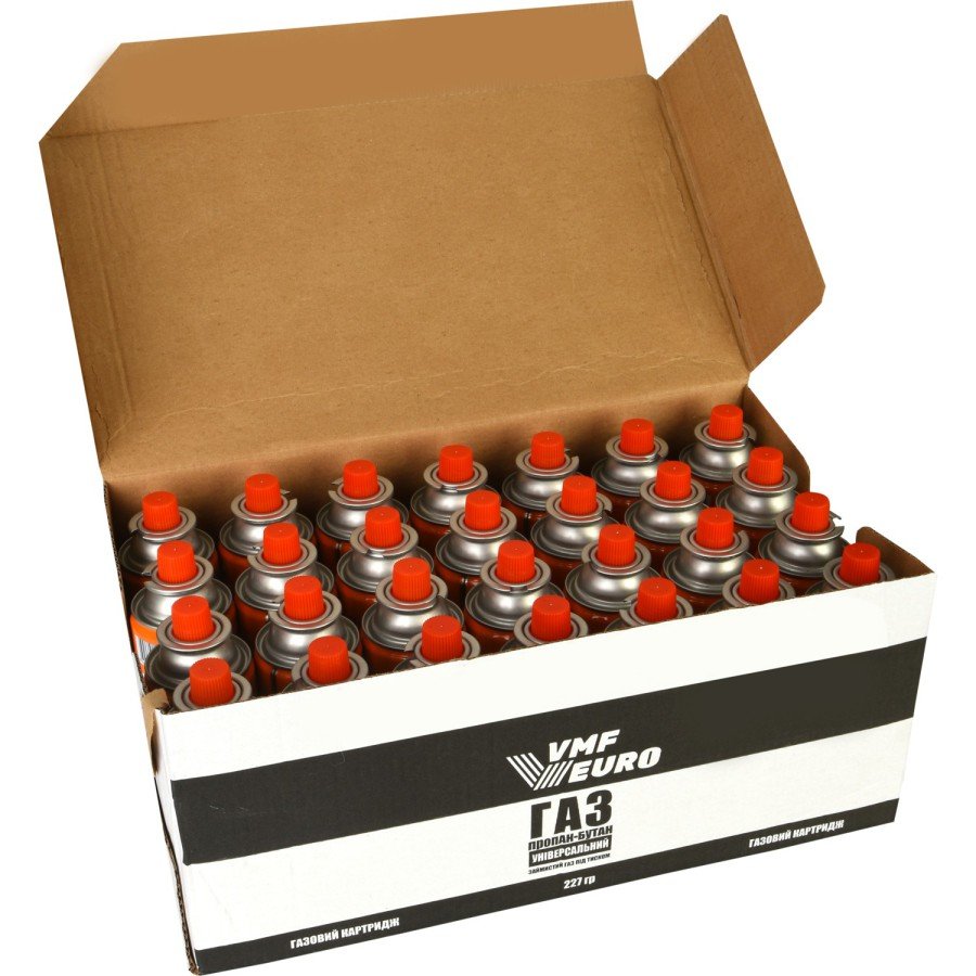 Remtas Vmf Eurogaz Camping Stove Gas Valve Cartridge 227GR - 28 Pcs