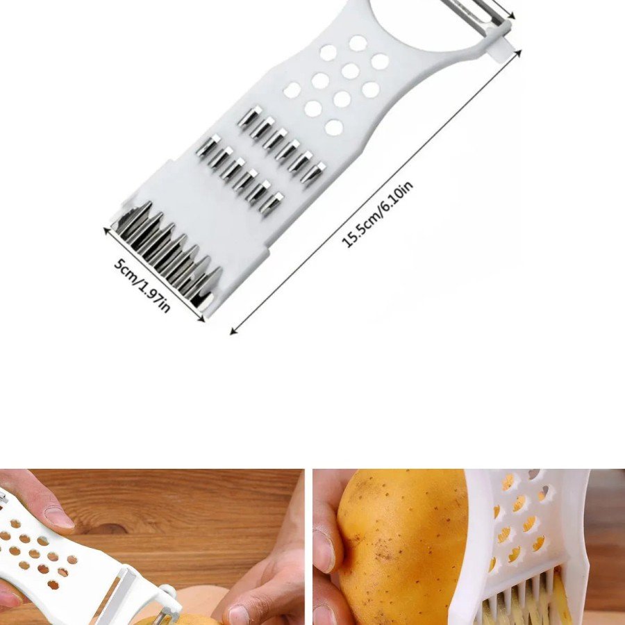 Grater Peeler 5 Function Vegetable Fruit Peeler Potato Carrot Cucumber Ginger Chopper