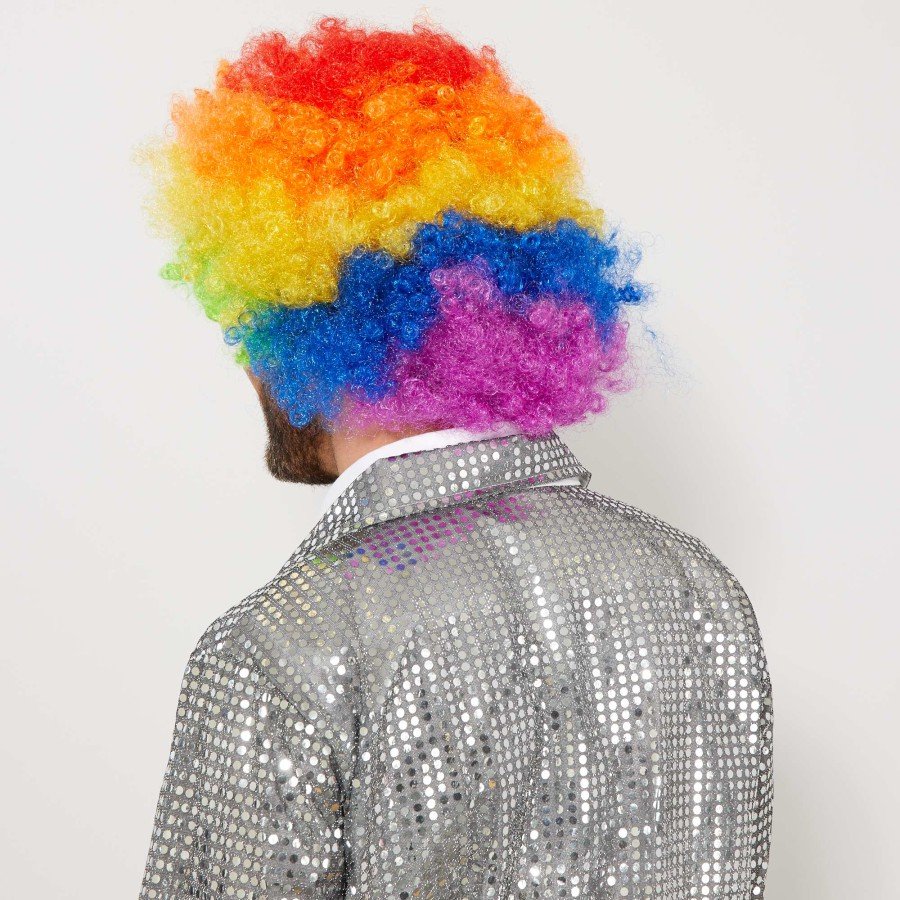 Colorful Curly Afro Bonus Wig Colorful Curly Afro Bonus Wig